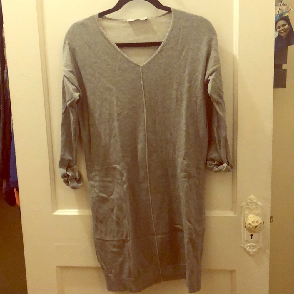 Comfy long sleeve sweater dress